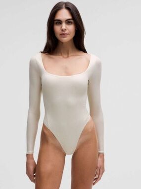Lululemon Square Neck Long Sleeve Bodysuit